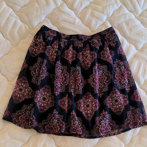 Hollister Print Mini Skirt